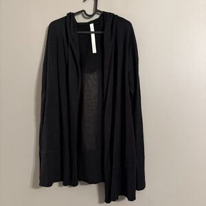 Lululemon Still Movement Wrap Hooded Sweater Cardigan Cosy casual comfy Large